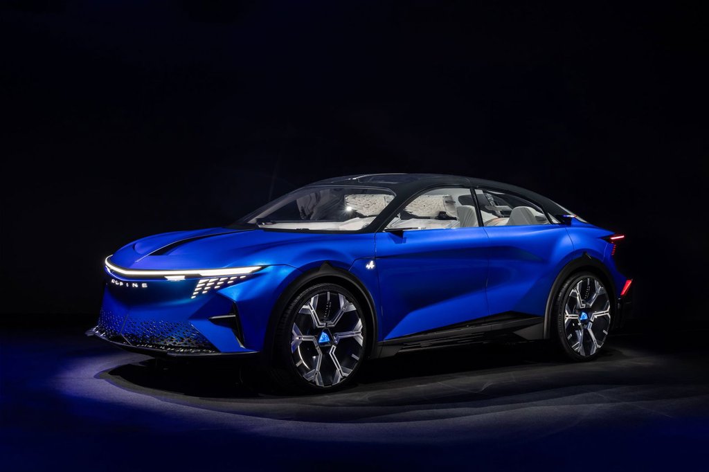 Alpine A390: Tre-motorig E-Sportbil för 2025