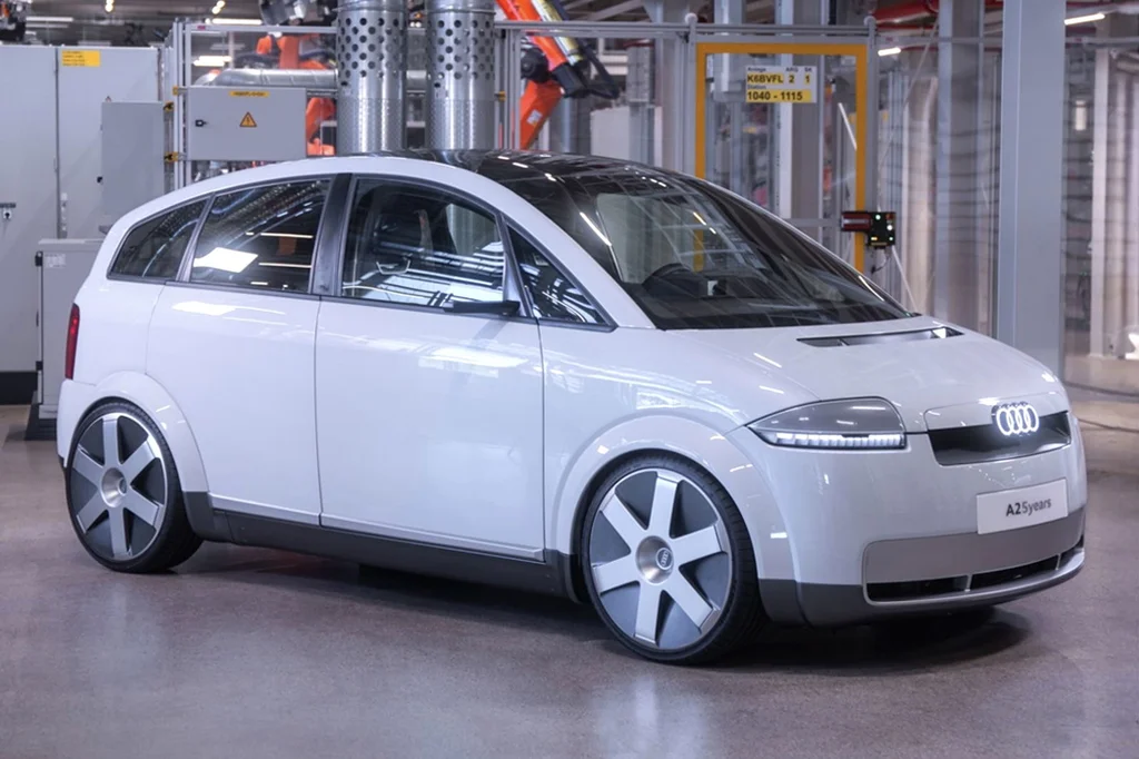 Audi A2 firar 25 år med eldriven version